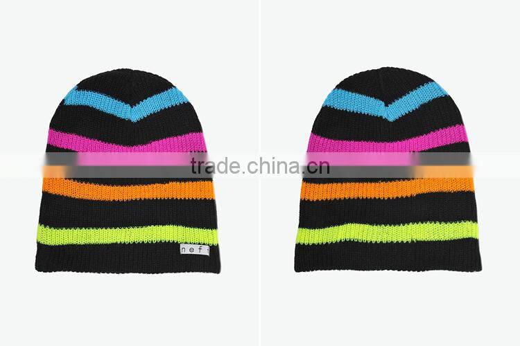 high quality colorful funny winter man and woman beanie hats
