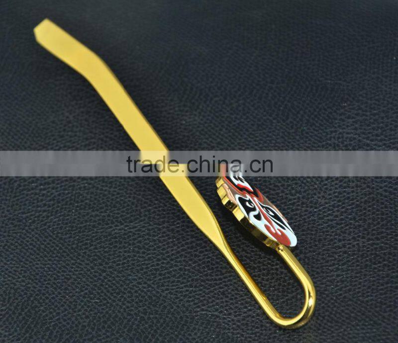 Chinese facebook metal bookmark for book and brass bookmark
