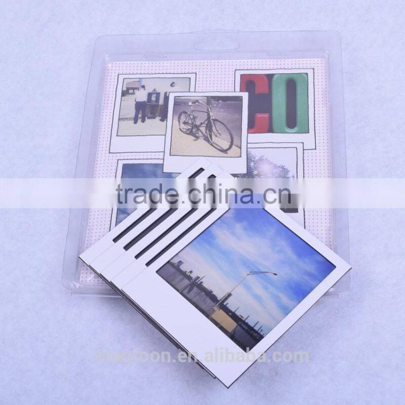 custom magnetic photo frame for refrigerator colorful picture photo frame magnetic frame