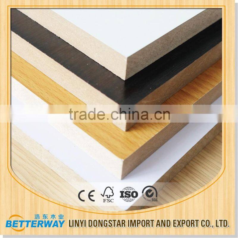 ISO certification AAA grade 4x8 melamine laminated mdf board