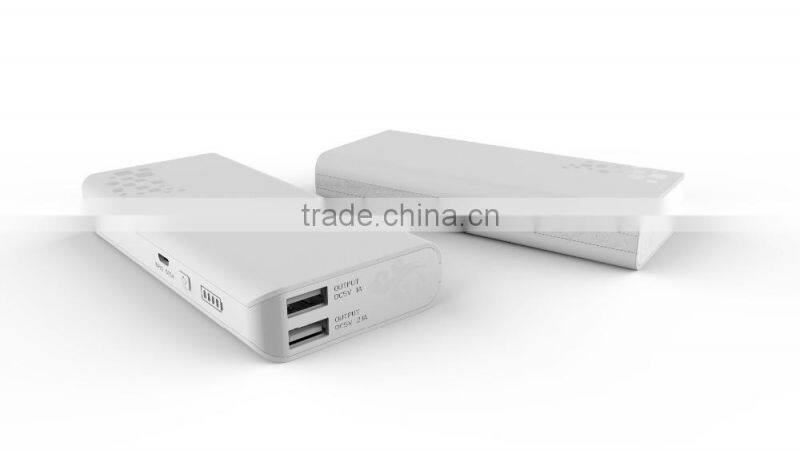 2015 new design 13000mah portable mobile power bank