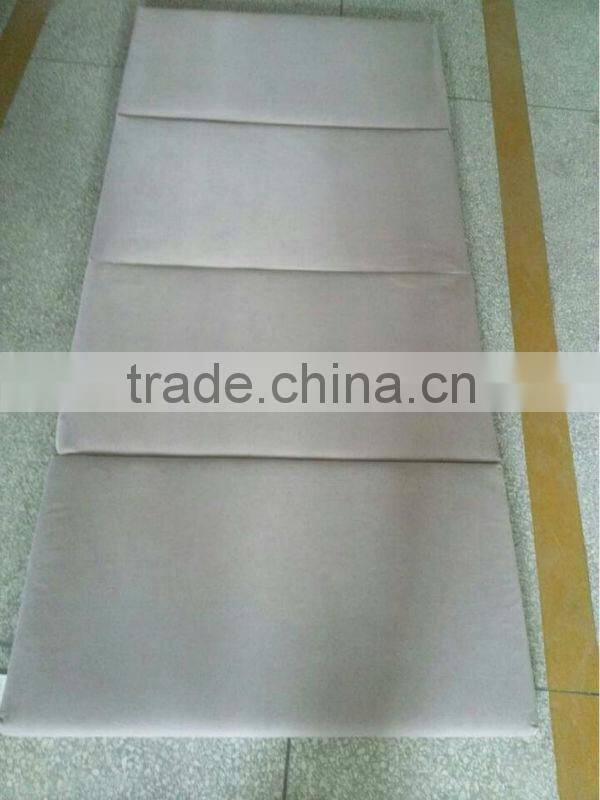 Three portable folding mattress