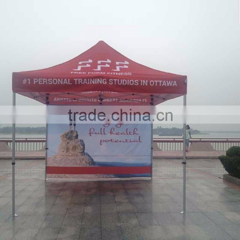 10x10 portable pop up canopy tent advertising use printed custom logo promotional gazebo tent with sides