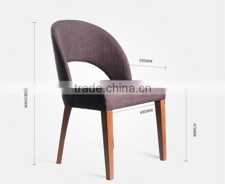 2016 New style simple solid wood comfortable dining chair Item Y354