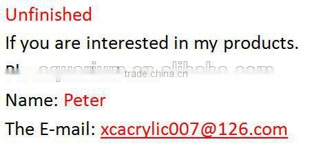 highly transparent of acrylic tunnel