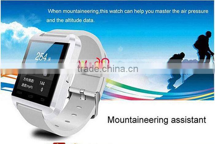 Free Sample Wholesale Touch Screen Cheap Health Care OEM Bluetooth U8 Smart Watch For Android And IOS Smat Watch 2016