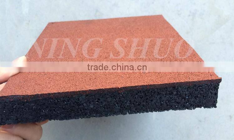 Trade Assurance gym center rubber mat floor, gym noise reduction rubber flooring