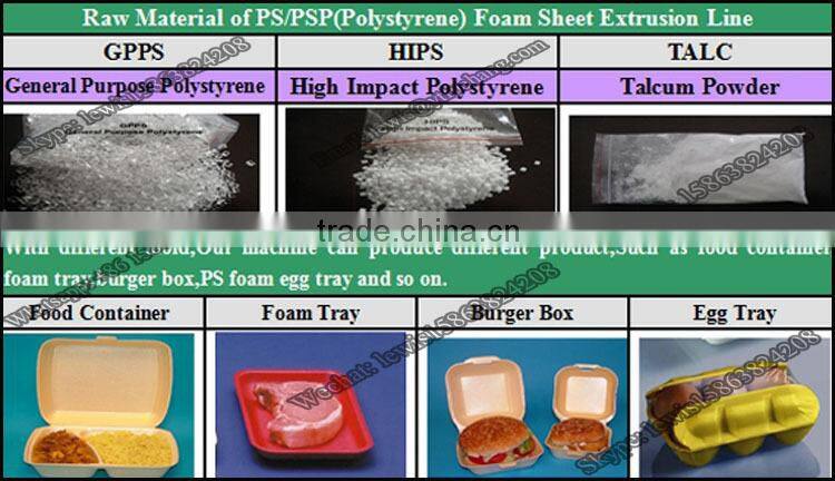 PS Foam Sheet Plastic Extrusion Line