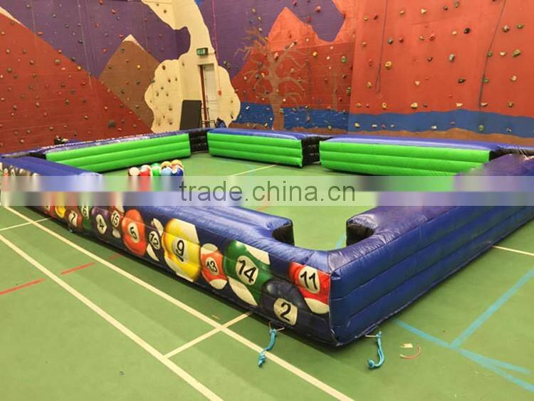cheap commercial used adults inflatable footpool game for sale