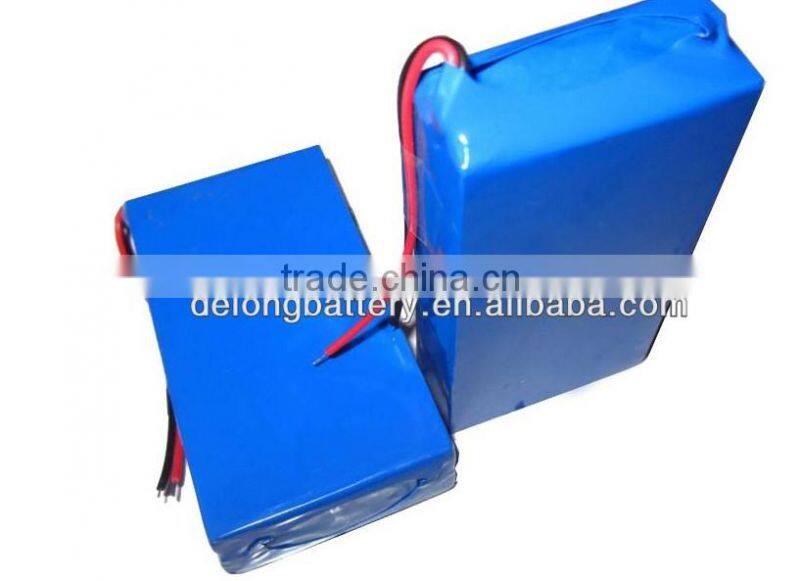 14.8V 6000mah 4S2P rechargeable lithium battery pack li-polymer battery cells