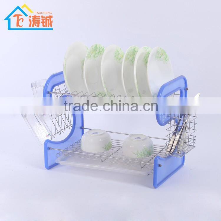Plastic 9 design chrome plated dish rack and plate shelf ,single tray ,fine quality ,popular selling,competitive price
