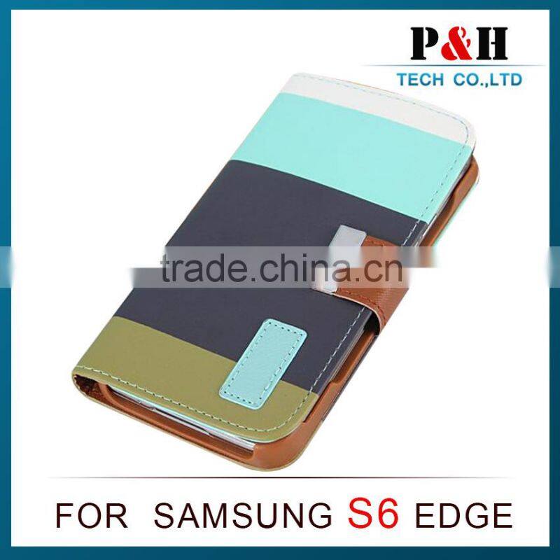 hot selling for samsung case leather cover case for samsung galaxy s6 case for samsung galaxy s6 leather case
