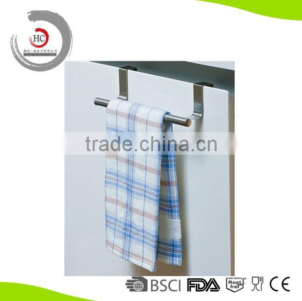 Stainless steel kitchen towel hanger multi-function door hook HC-SDH10