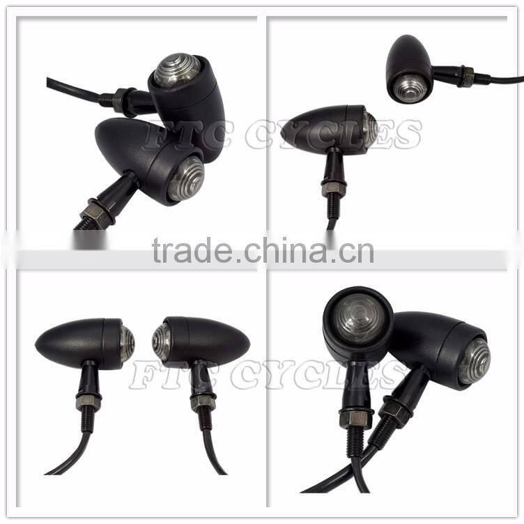 Smoke Lens LED Indicator Motorcycle Turn Signals for Triumph Custom