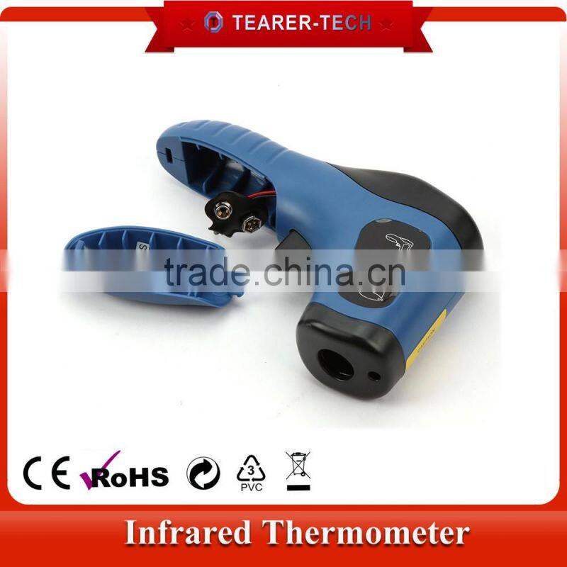 Adjustable Emissivity 0.1~1.0 Non-Contact Infrared ( IR)Thermometer -58 to 1022F Temperature Gun 12:1 w/ Laser Sight