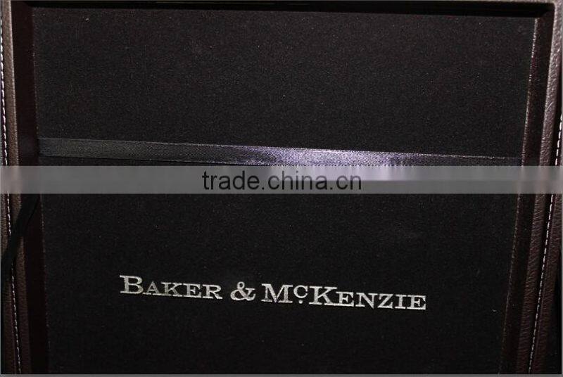 Factory OEM Supply Handmade Wine Tool Set with Leather Box, PU Leather Wine Accessories Gift Set Box