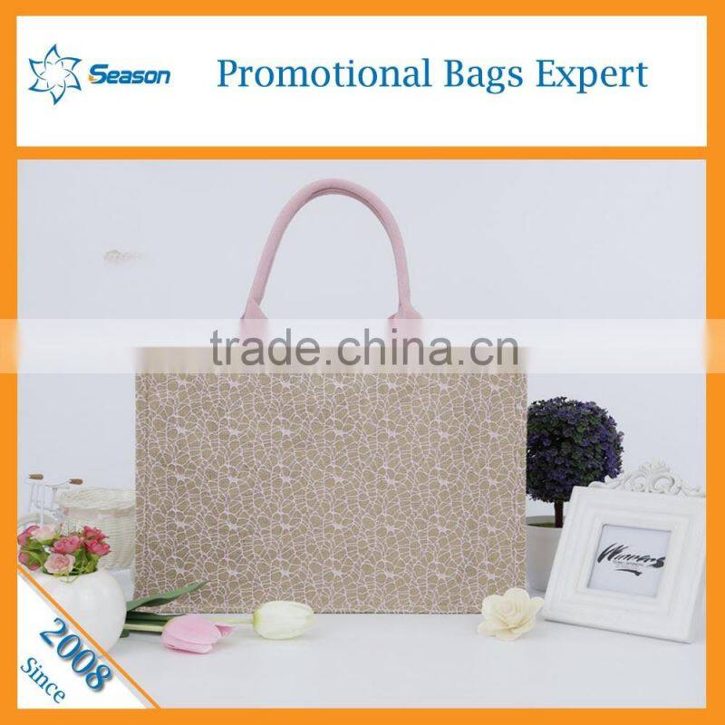 Wholesale picture of jute bag prices of jute bag cheaply jute shopping bag