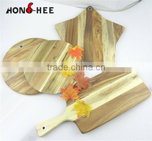 Natural Fashion Color Sustainable Cutting Board With 14cm Handle