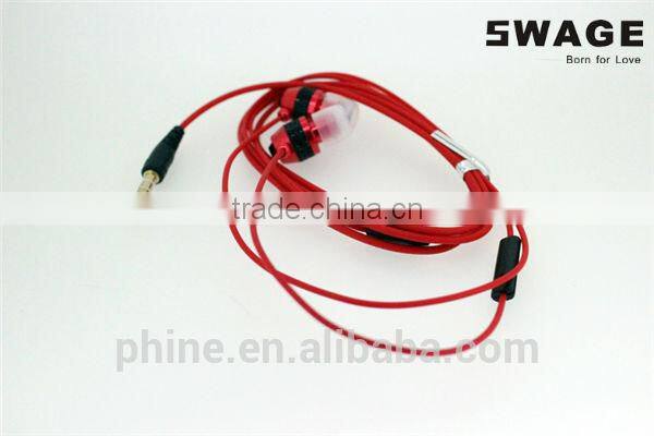 PH-E33 New Arrival Metal earphone with micphone Super Bass Earbuds gift ear phones