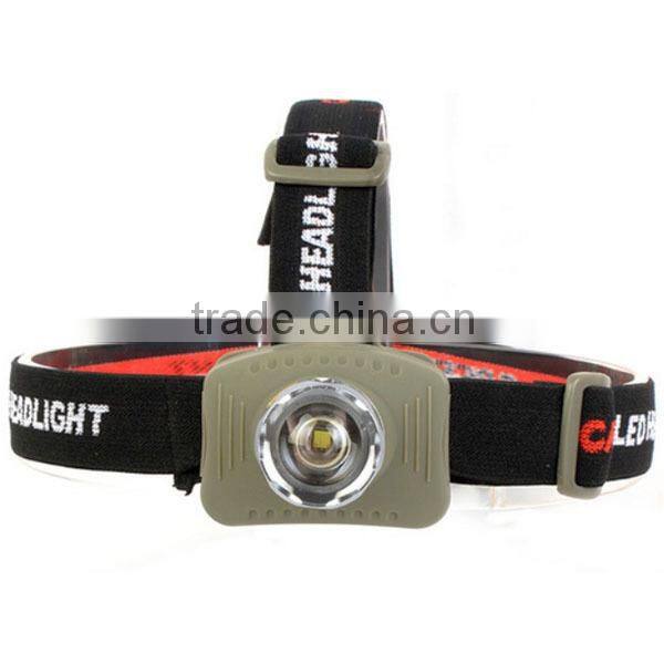 T27 AAA Plastic Camping Outdoor 3 Watt LED camping led headlight