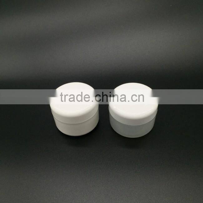 50g plastic empty cream jar with screw cap