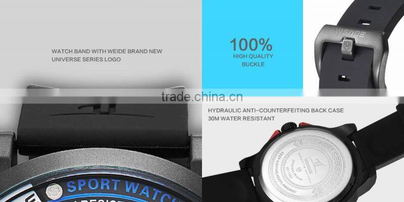2016 Faishion Lcd display Silicone band Quantz watch Man watch Sport watch
