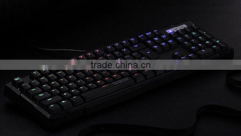 2015 newest Profession rgb backlight keyboard,gaming mechanical keyboard