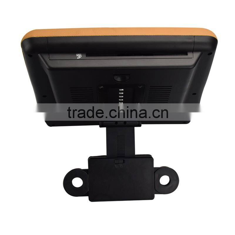 Factory selling car headrest DVD without pillow,car dvd player