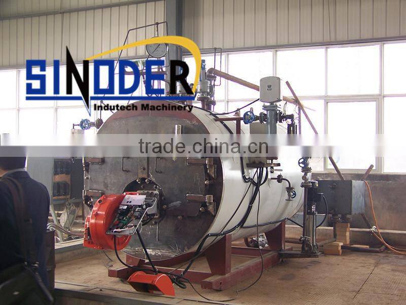 Supply WNS Series all wet 3 pass horizontal gas oil fired steam boiler -SINODER