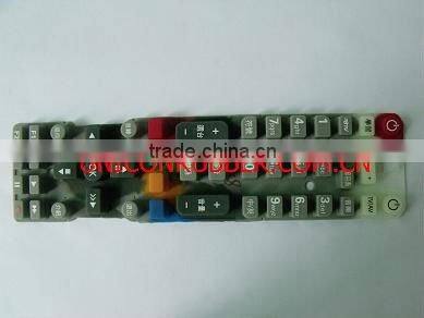 rubber remote tv controller keypad