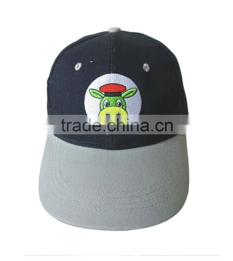 kids baseball cap with embroidery logo