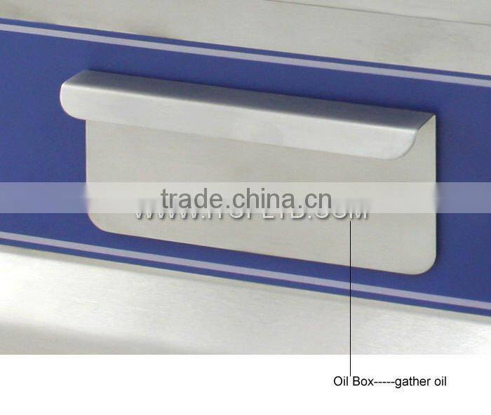 gas griddle with CE commercial induction griddle