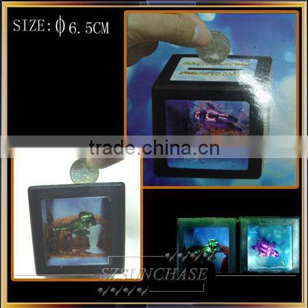 magic money box toy,custom magic coin bank,plastic money saving box