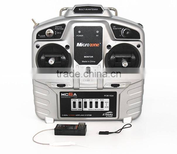 Latest Machines MC6A Upgraded version 2.4G six-channel remote control MC6A remote control with receiver