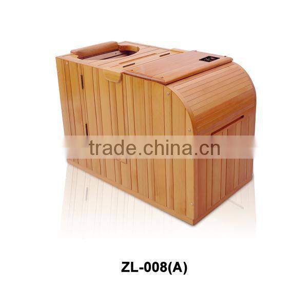 KC approved wooden infrared half body sauna health care products alibaba china