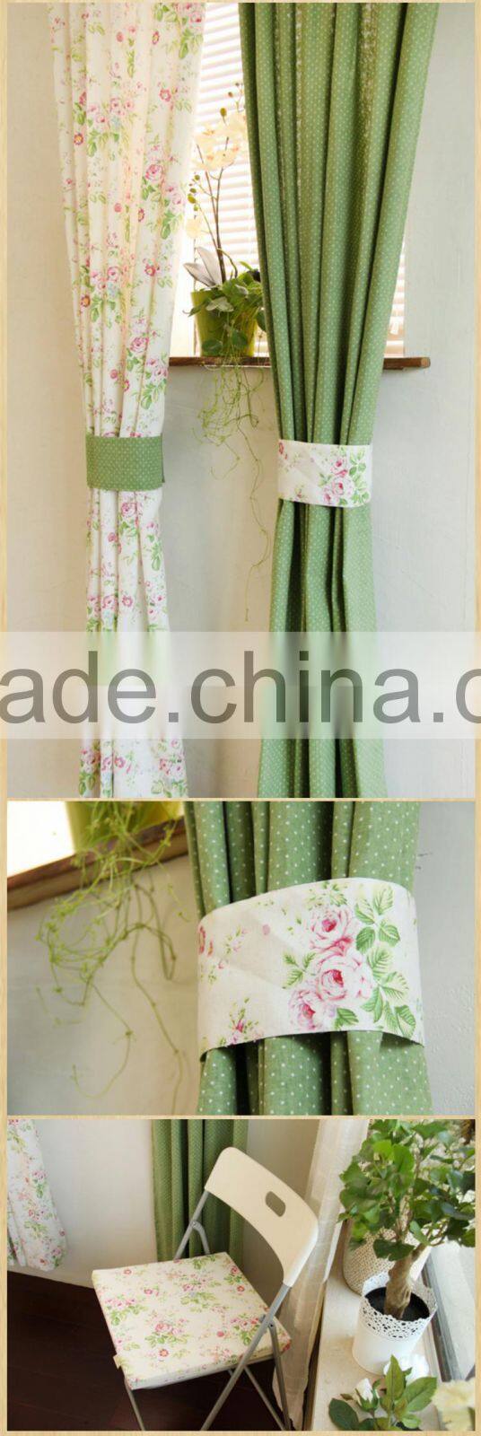 Lovely new garden Christmas style polyester jacquard fabric using for table cloth, sofa cover, cushion cover