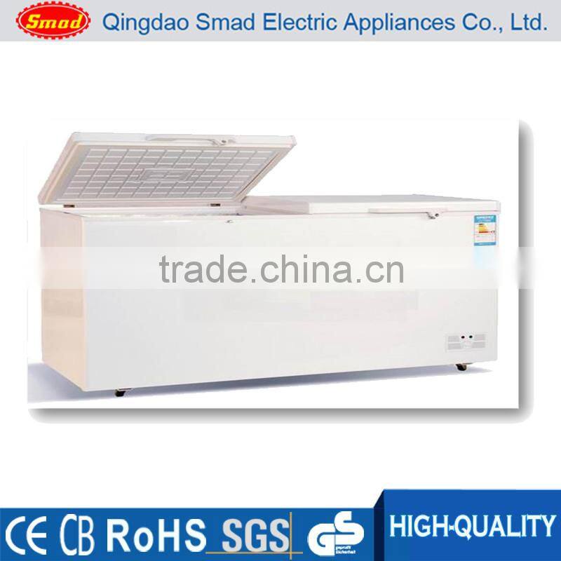 wholesale competitive price home foamed top two door chest freezer