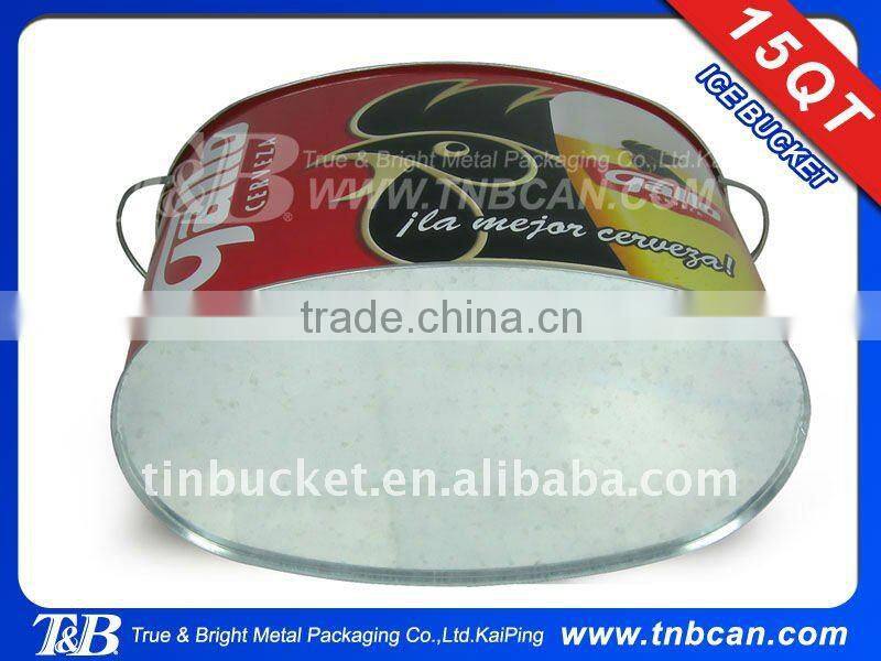 Morden metal Large bucket in sale