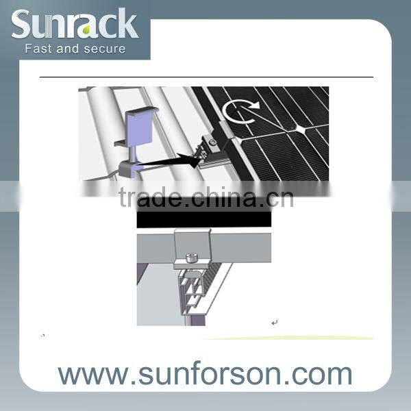 solar panel mounting accessories thin film panel mount clamps