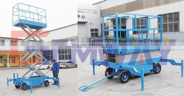 Small electric lightweight scissor lift platform price