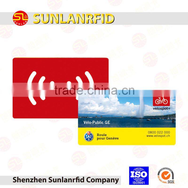13.56MHz Small Size PVC RFID Cards for Hotel Key Card