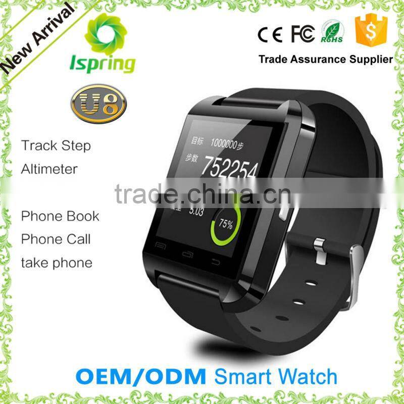 For Android Smart Watch Phone 2015 Waterproof Ce Rohs Bluetooth Smart Watch Men With Phone Call Bluetooth Smart Wtach Cheap