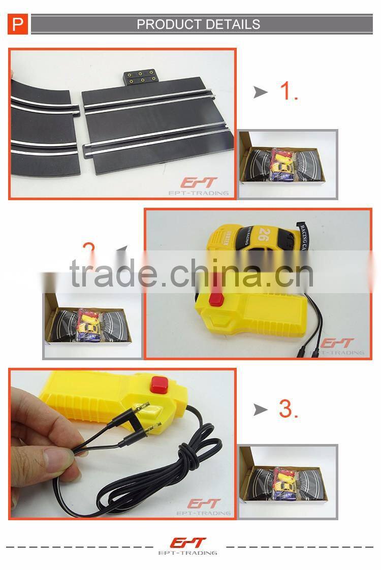 High speed rc racing track toy electronic slot toy for sale