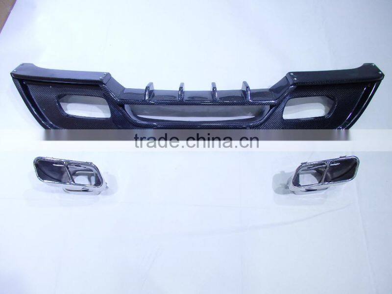 High quality w176 A class carbon fiber diffuser for A CLASS W176 A45 rear diffuser