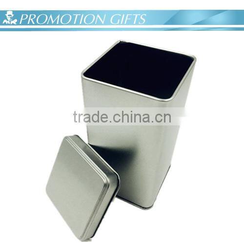 High quality customized square tea tin