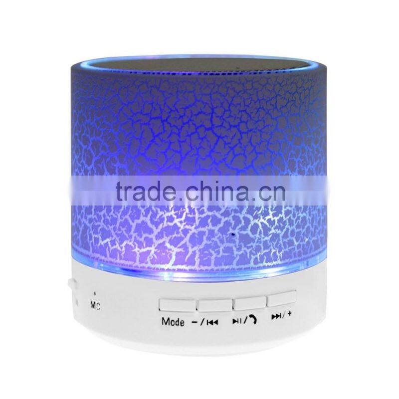 subwoofer with Colorful Mini Portable wireless metal LED bluetooth speaker
