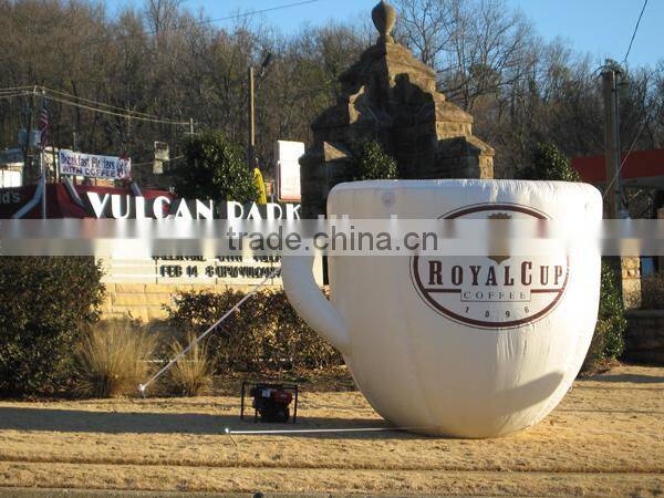 factory outlet coffee cup ,giant inflatable coffee cup for advertising