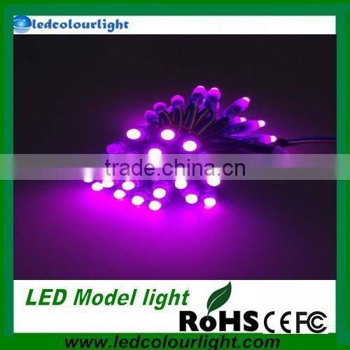 Outdoor wall advertising rope lighting 12mm module dmx rgb pixel led wholesale