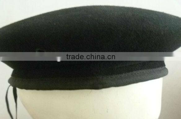 100%wool felt beret hats