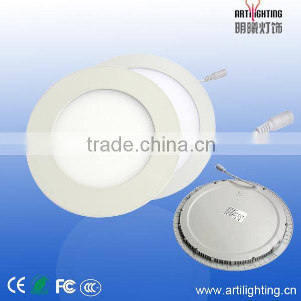 Hot sale bright IP44 IP Rating and LED Light Source round 18W led downlight panel